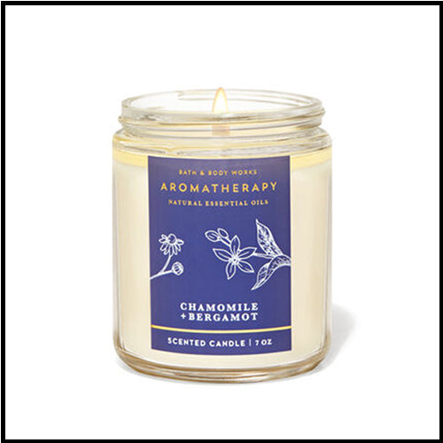 Bath & Body Works Single Wick Candle Chamomile + Bergamot