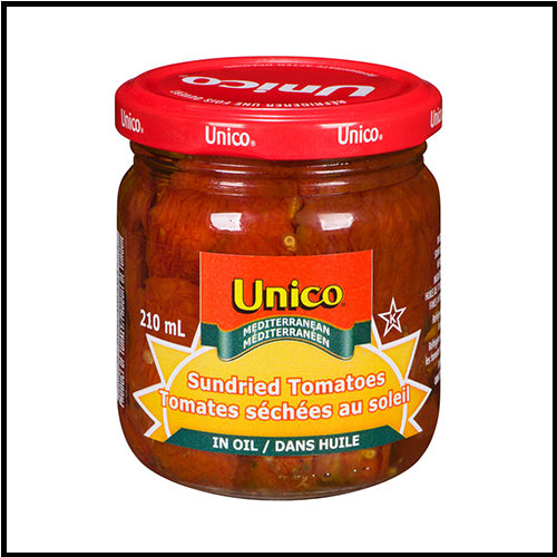 Unico Whole Sundried Tomatoes 210ml