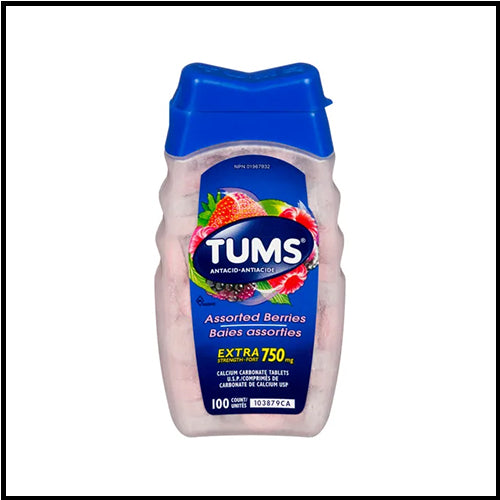 Tums Extra Strength Assorted Berries 72ct