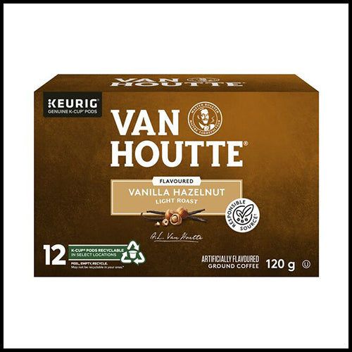 Van Houtte Vanilla Hazelnut Light Roast Coffee K-Cups 12pk