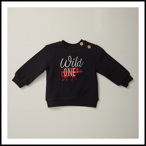 Wild One Baby Sweater - 3-6mths