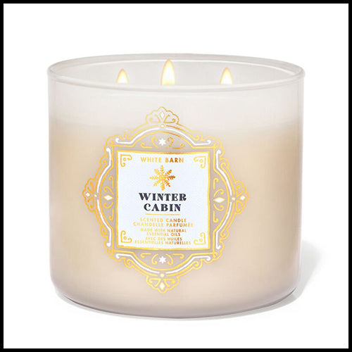 White Barn Winter Cabin 3 Wick Candle