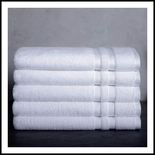 White Bath Towel