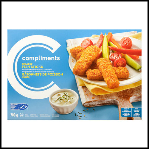 Compliments Breaded Fish Sticks 700g