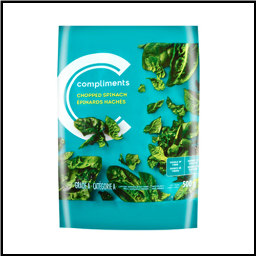 Compliments Chopped Spinach 500g