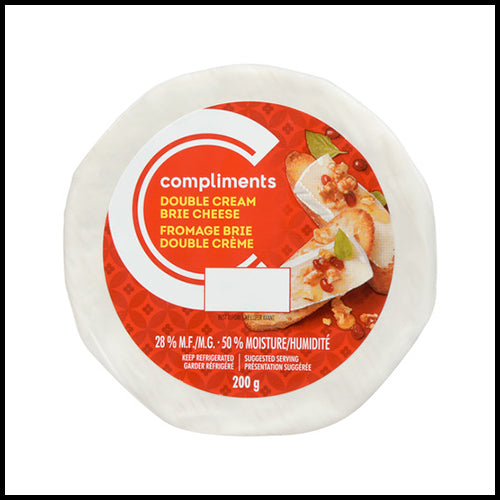 Compliments Double Cream Brie 200g