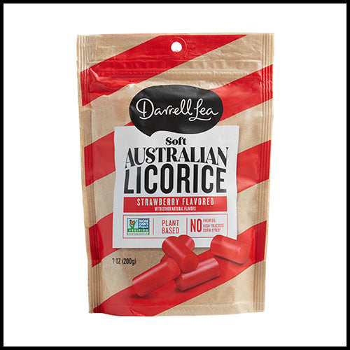 Darell Lea Strawberry Licorice 200g