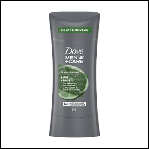 Dove Men+Care Invisible Solid Lime and Sage Antiperspirant 74g