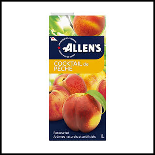 Allen's Peach Cocktail Juice 1L