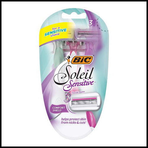 Bic Sensitive Womens Disposable Razors 3pk