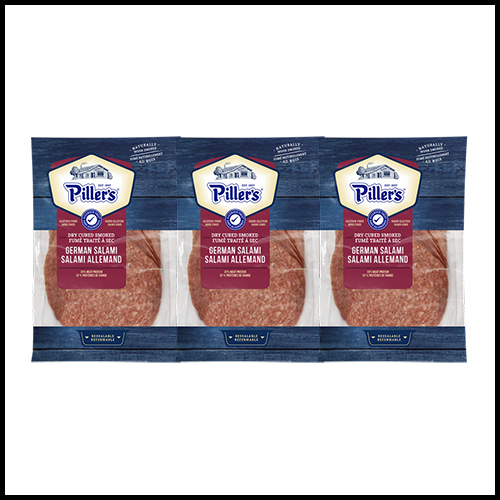 (COSTCO BULK) Piller's German Salami 3x300g