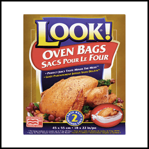 Look Large Oven Roasting Bags 2pk