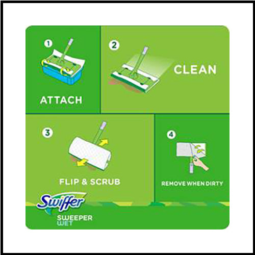 Swiffer Wet Mopping Cloth Refills 32pk