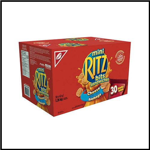 Christie Mini Ritz Bits Cheese Sandwich Crackers x 30pk