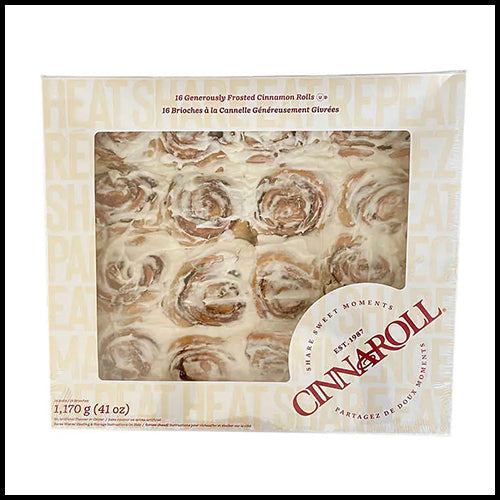 Cinnaroll Frosted Cinnamon Rolls 16pk (PREORDER)