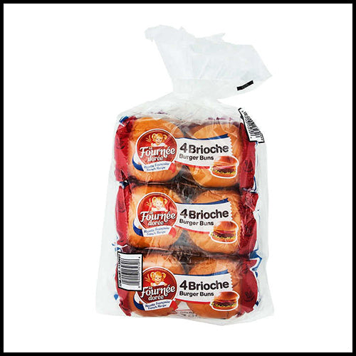 Fournee Brioche Buns 3x4pk (Preorder)