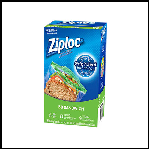 Ziploc Sandwich Bags 150ct