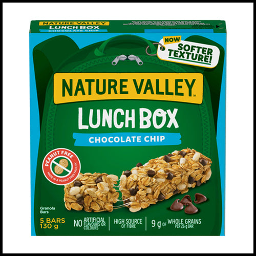 Nature Valley Lunchbox Chocolate Chip Chewy Granola Bar 26g x 5ct