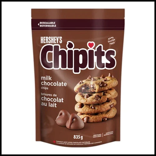 Hershey's Milk Chocolate Chipits 835g