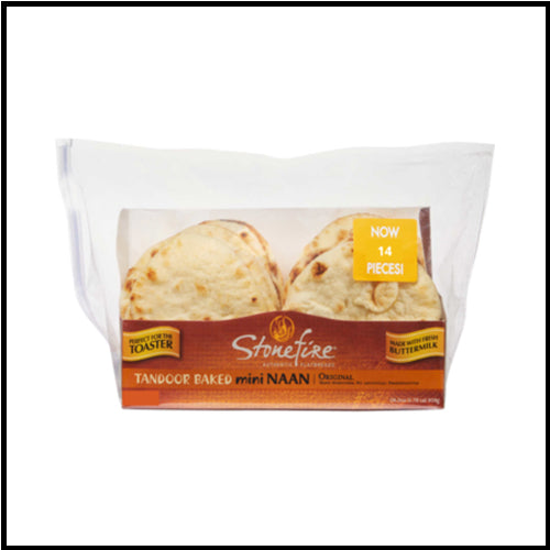 Stonefire Mini Naan Bread 14pk (PREORDER)