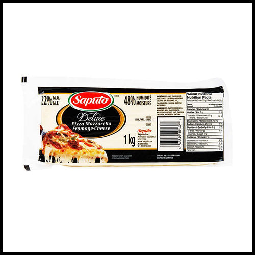 (COSTCO BULK) Saputo Mozzarella Cheese 22% M.F 1kg