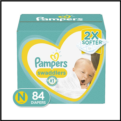 Pampers Swaddler Newborn Diapers 84pk