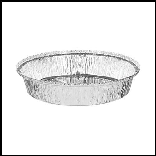 Round Foil Pans & Lids 8in x 10pk