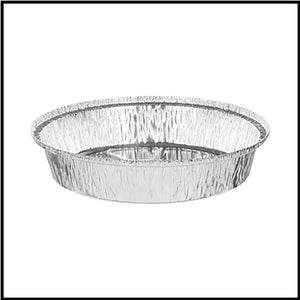 Round Foil Pans & Lids 8in x 10pk