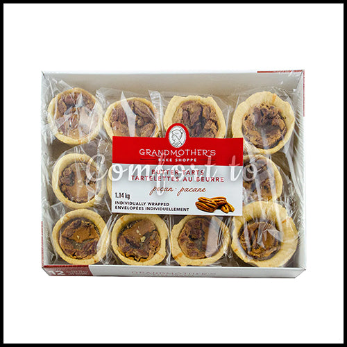 Grandmother's Bake Shoppe Butter Tarts Pecan 12pk (PREORDER)