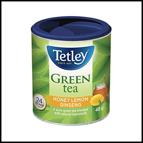 Tetley Green Honey Lemon Ginseng Tea 24pk