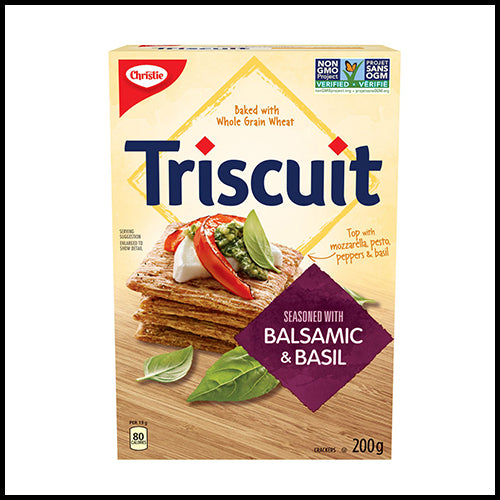 Christie Triscuit Balsamic & Basil Crackers 200g