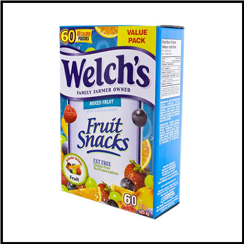 Welch's Mixed Fruit Snacks 22g x 60ct