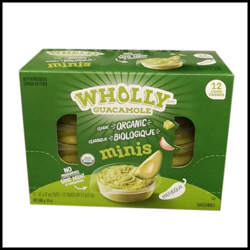 (COSTCO BULK) Wholly Guacamole Mini's 12x57g